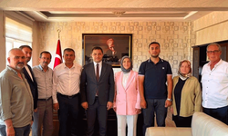 AK Parti'den Kaymakam Temel'e 'hayırlı olsun' ziyareti