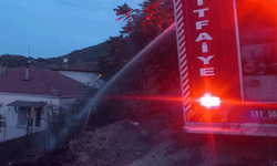 Bilecik'te yerleşim yeri yakınındaki otluk alanda çıkan yangın korkuttu