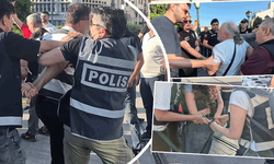 Eskişehir'de izinsiz eylem yapan gruba polis müdahale etti: 35 gözaltı