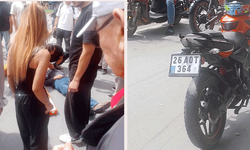 Eskişehir'de karşıya geçmek isteyen yayaya motosiklet çarptı