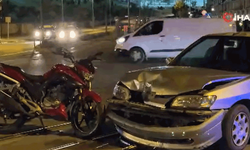 Eskişehir'de otomobil ve motosikletin kafa kafaya çarpıştığı kazada 2 kişi yaralandı