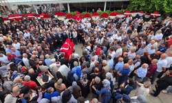 Eskişehir’de şehit düşen uzman çavuşa, Samsun’da gözyaşlarıyla veda
