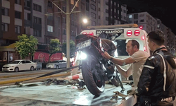 Katlanır plaka ile polise yakalanan motosiklet sürücüsüne 140 bin lira ceza