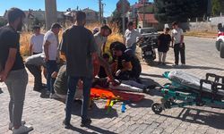 Kütahya'da otomobil ile motosiklet çarpıştı: 2 yaralı