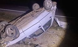 Bilecik’te alkollü sürücü takla attı: 1 yaralı