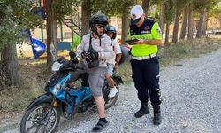 Bilecik'te motosiklet sürücülerine güvenli sürüş eğitimi