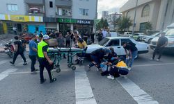 Bilecik'te motosikletin çarptığı yaya yaralandı
