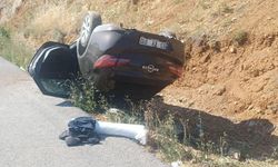 Bilecik'te otomobil takla attı: 2 yaralı