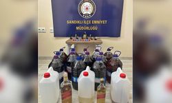 Afyonkarahisar'da sahte alkol operasyonunda iki kişi gözaltına alındı