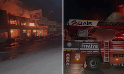 Baksan Sanayi Sitesi'nde yangın: Ekipler müdahale ediyor