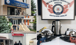 Bilecik'te inşaattan hırsızlık yapan şüpheli tutuklandı