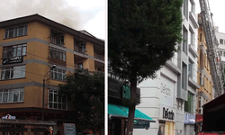 Eskişehir İki Eylül Caddesi’nde yangın paniği