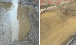 Eskişehir’de bozuk yollar yağmurla birlikte çileye dönüştü