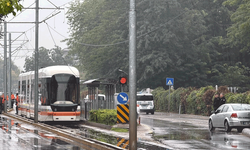 Eskişehir'de katener arızası tramvay ulaşımını aksattı