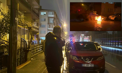Eskişehir'de kafa kafaya kaza: Otomobil alev alev yandı