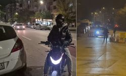 Eskişehir'de trafikteki tartışma sonrası kadın sürücü motosikletlinin üzerine yürüdü