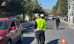 Kütahya'da trafik polisinden denetimler