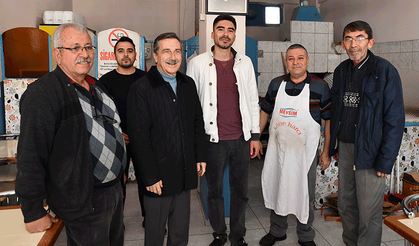 Başkan Ahmet Ataç Beylikova'da vatandaşlar ile buluştu