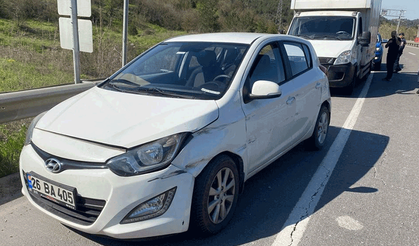 Bilecik-Eskişehir karayolunda iki araç çarpıştı