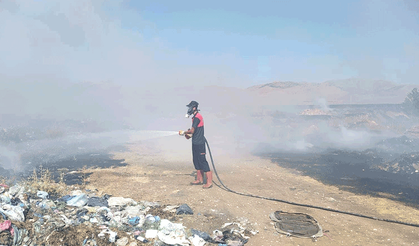 Afyon'da yangına ekipler müdahale etti