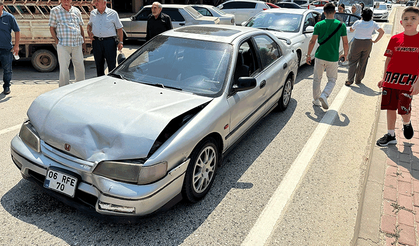 Bilecik'te az hasarlı trafik kazası