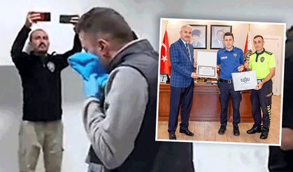Eskişehir’deki milli maçta gündem olan polise ödül