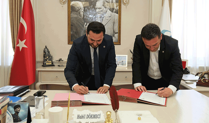 İki belediye arasında kardeşlik köprüsü