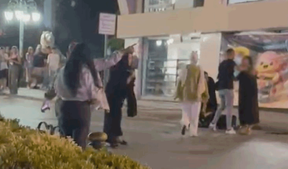 Eskişehir'de kadınlar arasında cadde ortasında kavga: 1 kişi yaralandı