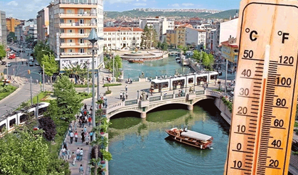 Eskişehir'de kavurucu sıcaklar etkisini sürdürüyor