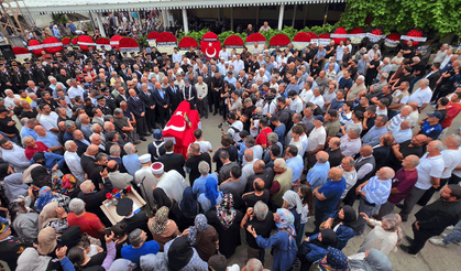 Eskişehir’de şehit düşen uzman çavuşa, Samsun’da gözyaşlarıyla veda