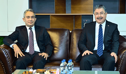 Vali Yılmaz, yeni başsavcı Ferhat Deniz ile bir araya geldi