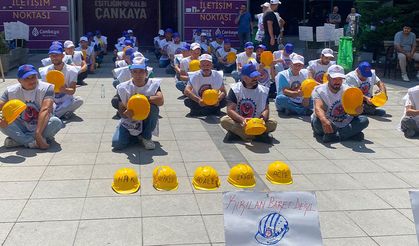Eskişehirli maden işçileri ödenmeyen alacakları için Ankara’da buluştu