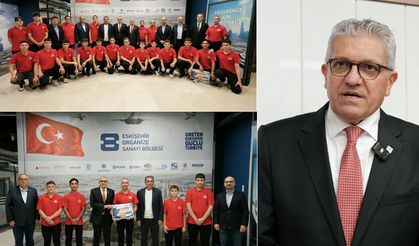 Eskişehir OSB yönetimi TEKNOFEST galiplerini ödüllendirdi