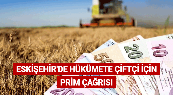 Eskişehir'de hükümete çiftçi için prim çağrısı