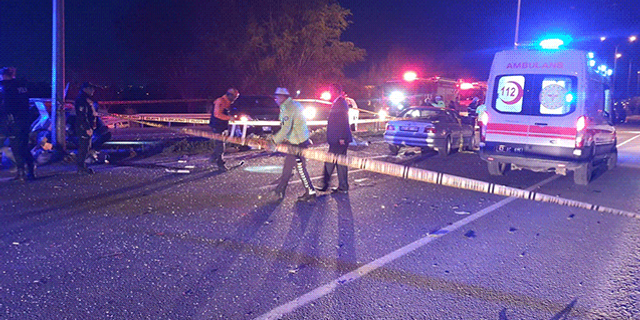 Kütahya’da trafik kazası: 1 ölü, 2 yaralı