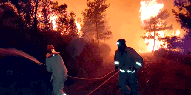 Eskişehir'in kahramanlarından Marmaris yangınına destek