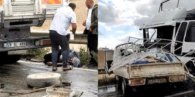 Eskişehir'de ölüm yolunda feci kaza: Biri ağır iki yaralı