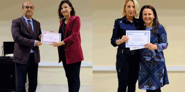 Eskişehir'de cezaevindeki kadınlar sertifikalarını aldı