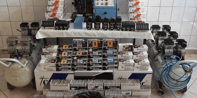 Eskişehir'de Jandarma'dan tütün ve makaron operasyonu