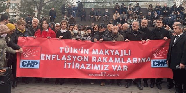CHP Eskişehir: Enflasyonun değil, memur ve emeklinin beli kırıldı
