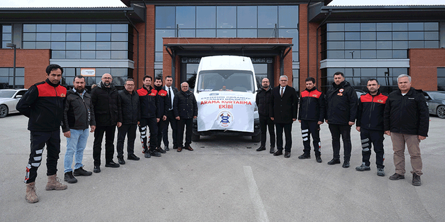 Eskişehir OSB'nin ikinci arama kurtarma ekibi yola çıktı