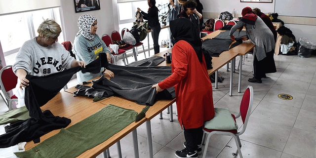 Eskişehir'de kursiyer kadınlardan afet bölgesine anlamlı destek