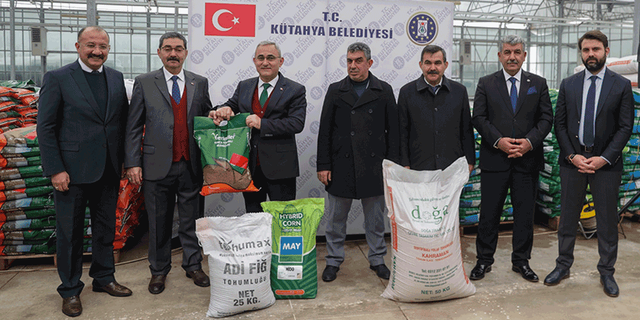 Belediyeden üreticiye tohum desteği
