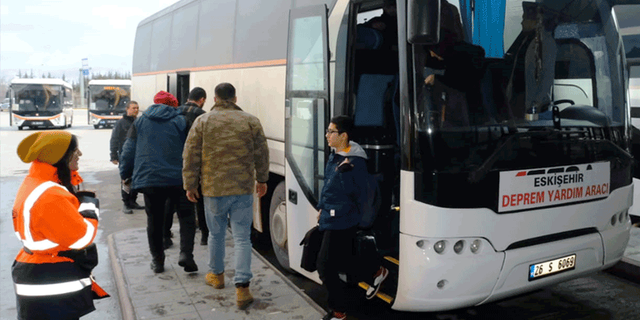 Eskişehir'de depremzede seçmenlere ücretsiz ulaşım