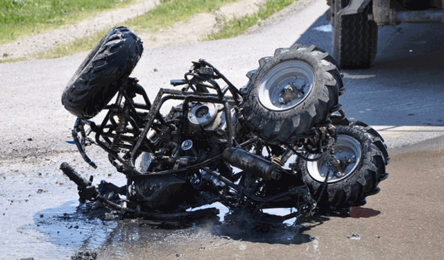 Emirdağ'da ATV kazası: Yaralı var