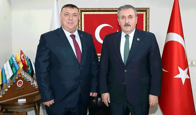 Başkan Özkan Alp’ten Mustafa Destici’ye ziyaret