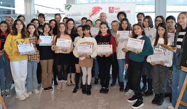 Eskişehir’de Özel Ümit Hastanesi öğrencileri ödüllendirdi
