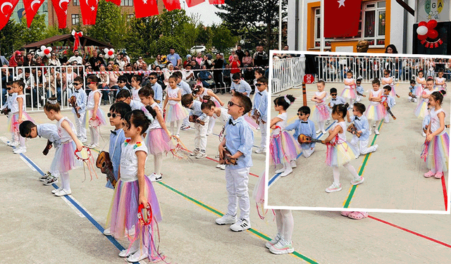 Eskişehir'de 23 Nisan coşkusu miniklerin gösterisiyle zirveye çıktı