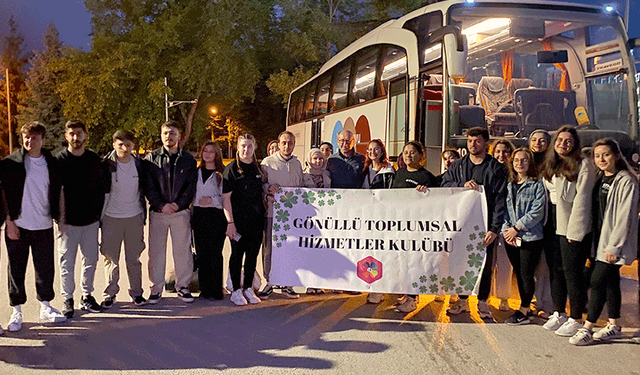 Anadolu Üniversitesi öğrencileri anlamlı proje için yola çıktı