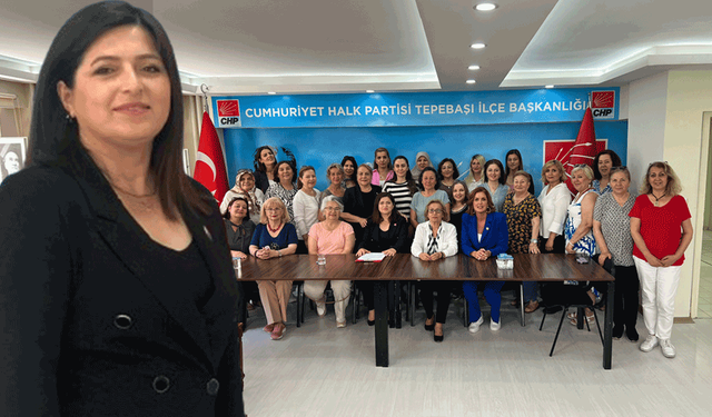 Nilay Mert Başlı CHP Tepebaşı İlçe Kadın Kolları Başkanlığına adaylığını açıkladı